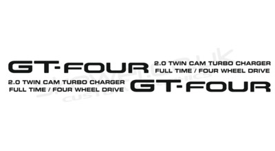 GT-Four side decals, UK spec