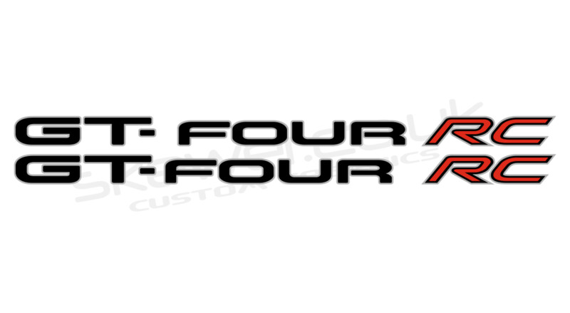 GT-Four RC side decals