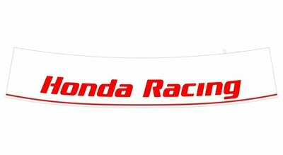 Honda Racing sunstrip