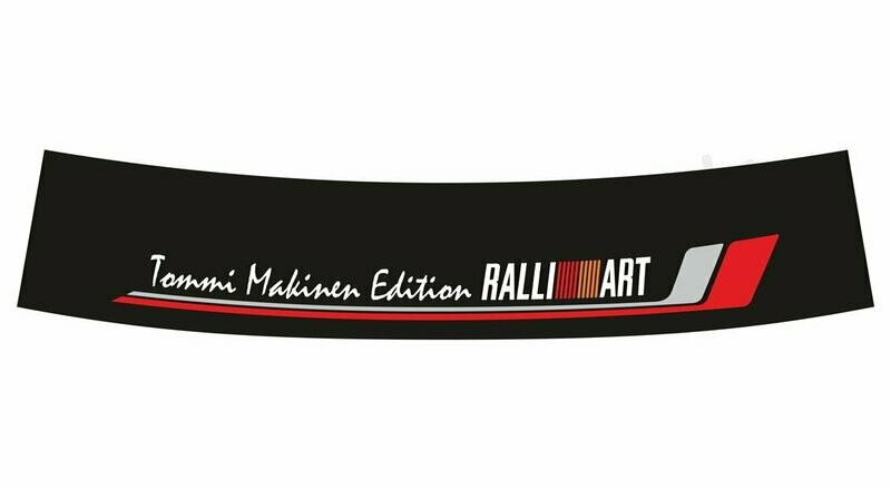 Ralliart Tommi Makinen Edition sunstrip