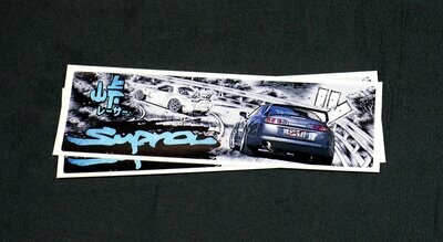 Initial D style manga slap: Supra Touge Racer