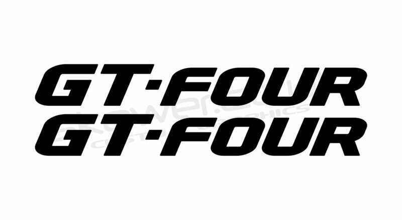 JDM GT-Four raiser block decals