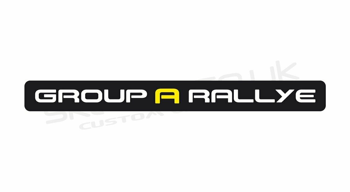 Group A Rallye tailgate decal