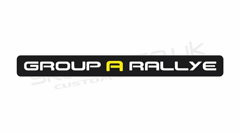 Group A Rallye tailgate decal