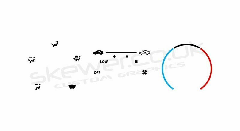 Pre-Facelift heater controls