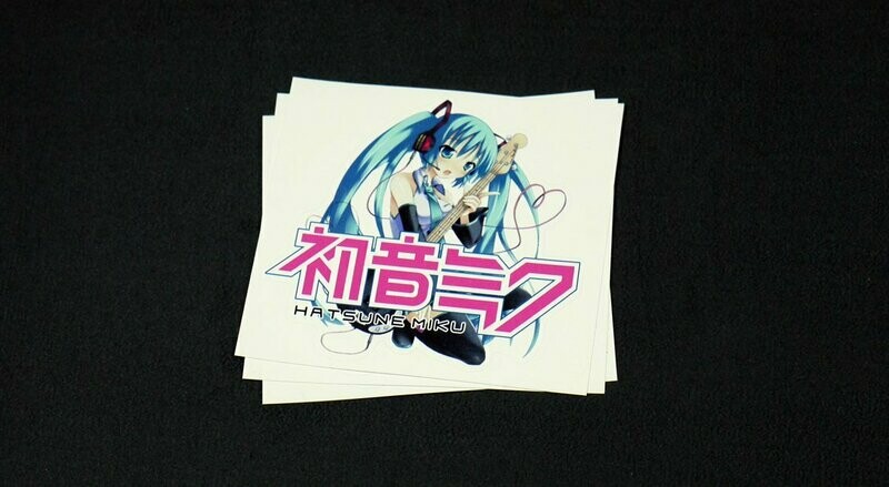 JDM Hatsune Miku Pink Guitar