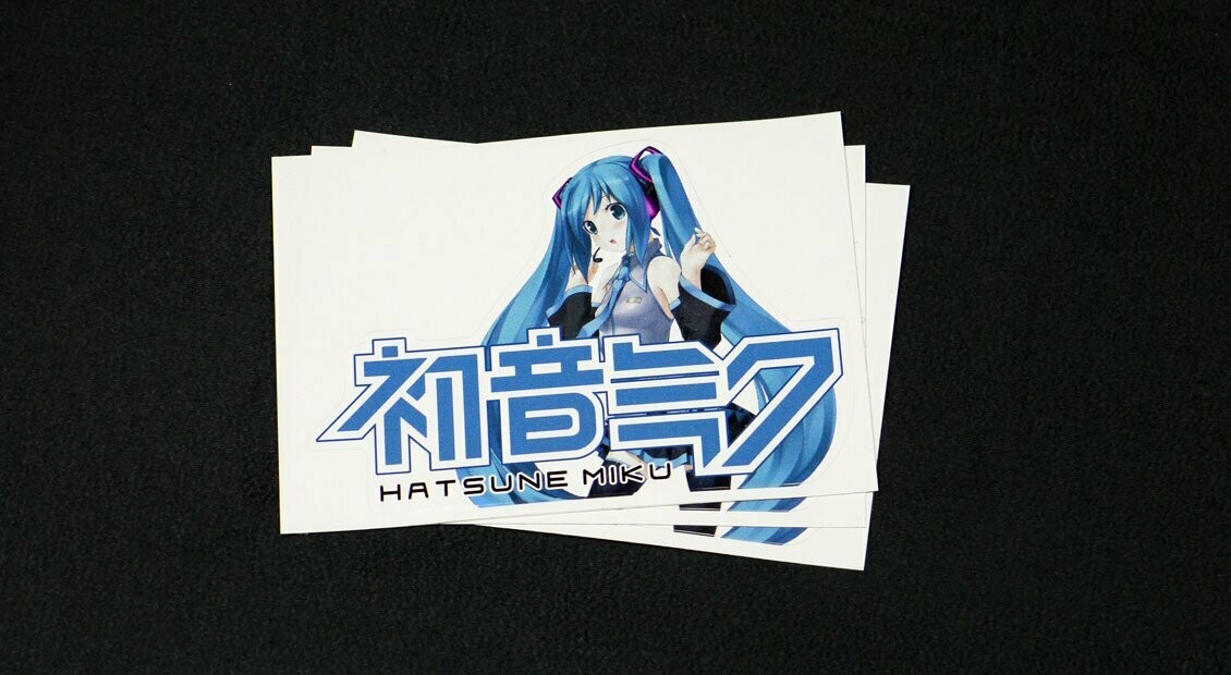 JDM Hatsune Miku Cyan Singing