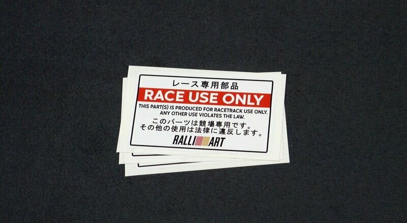 JDM Race Use Only Ralliart
