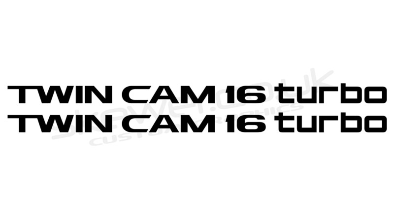 Twin Cam 16 Turbo side graphics