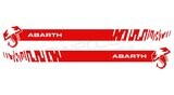 Abarth 500 / 595 / 695 Scorpion v3 side stripes, plain