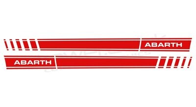 Abarth 124 Logo side stripes