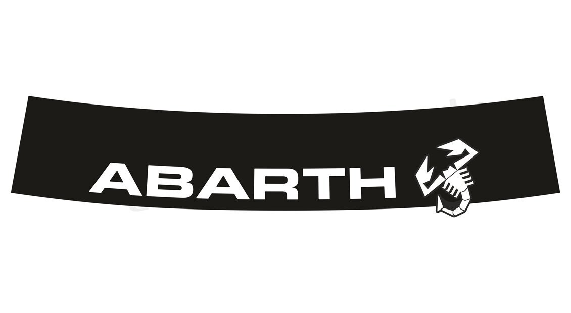 Abarth Logo with Scorpion sunstrip
