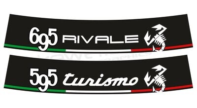 Abarth 595/695 Model Specific Scorpion Tricolour sunstrip