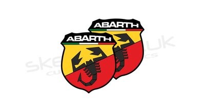 Abarth Wing Badges