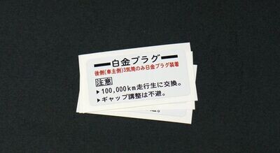 JDM Mitsubishi Platinum Plugs Caution, Change @ 100,000km