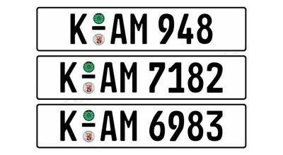 Carbon Fibre TTE KAM Show Plates