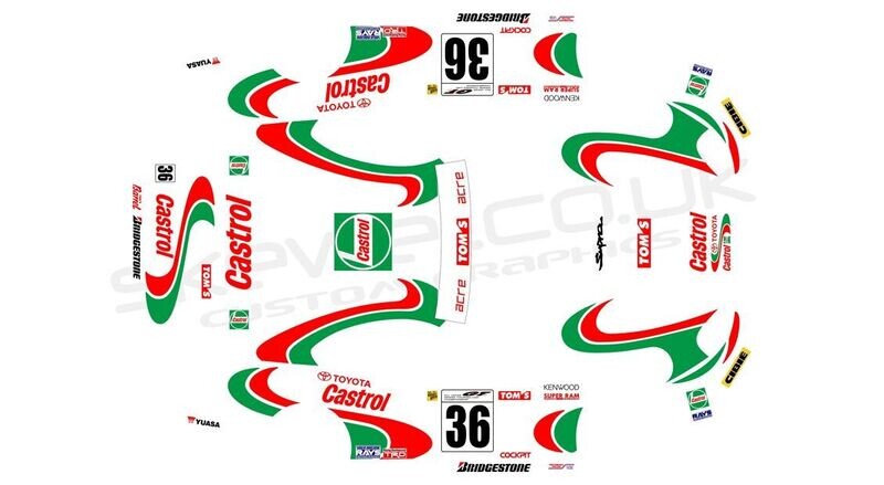 Livery: Tom's Castrol Supra 1996