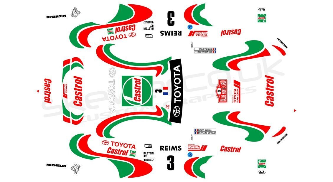 Livery: Toyota Celica ST185 Castrol