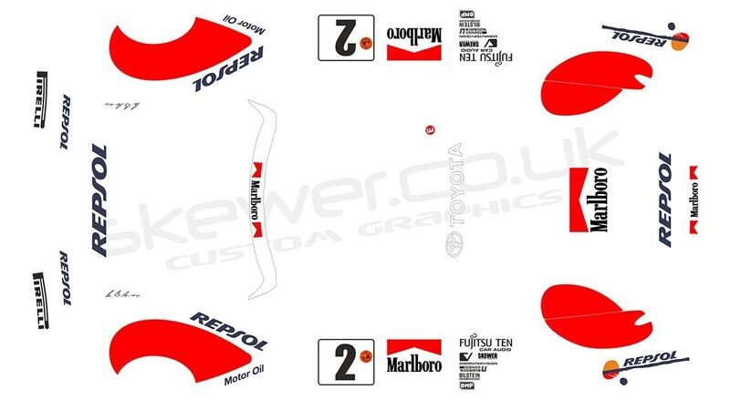 Livery: Toyota Celica ST185 Repsol