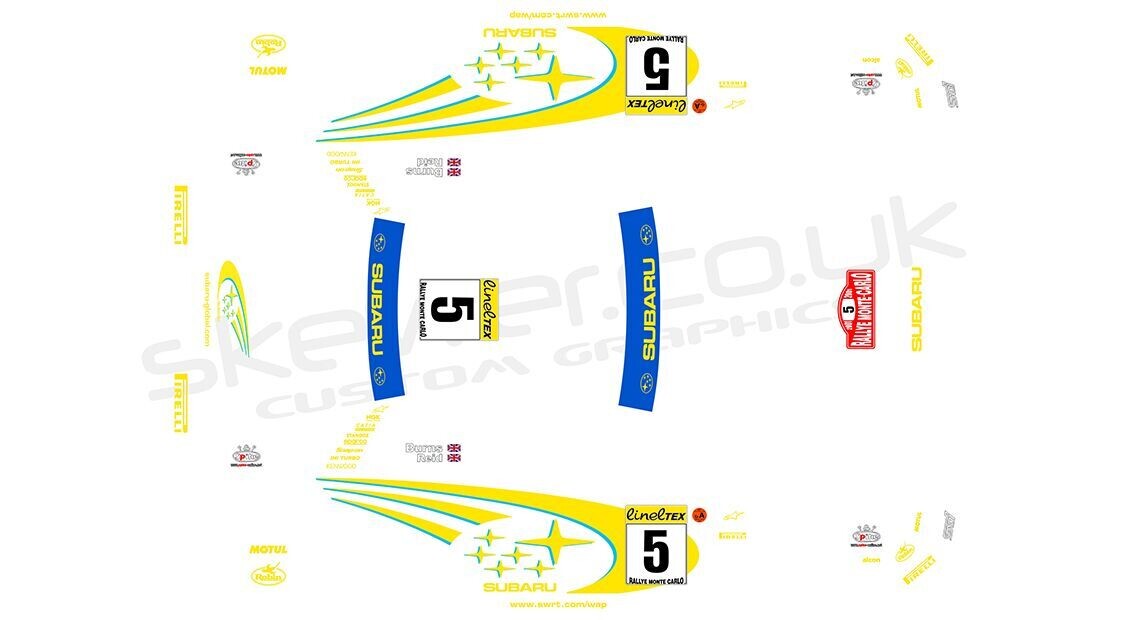 Livery: Subaru Impreza 2001 WRC Livery: Subaru Impreza 2001 WRC