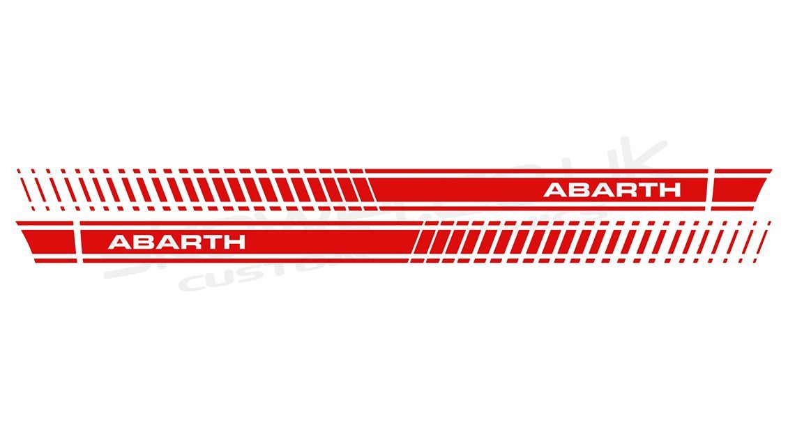Abarth 500 / 595 / 695 OEM side stripes v1