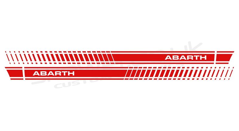 Abarth 500 / 595 / 695 OEM side stripes v1