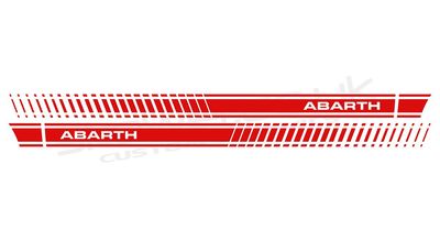 Abarth 500 / 595 / 695 OEM side stripes v1
