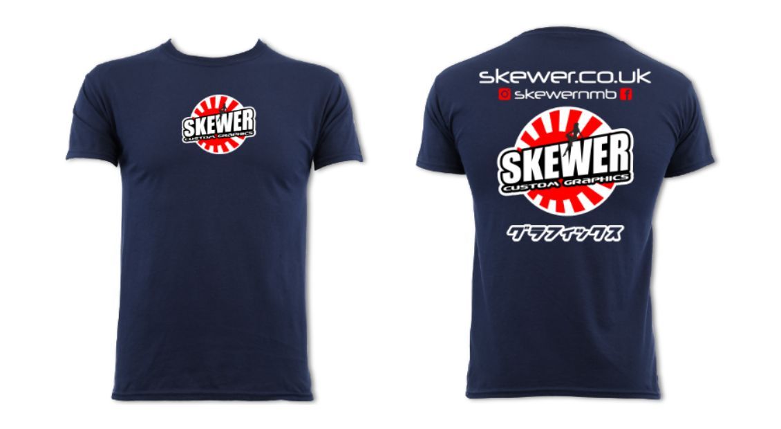 Skewer V2 T Shirt, dark