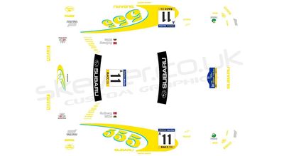 Livery: Subaru Impreza 2002 WRC 555