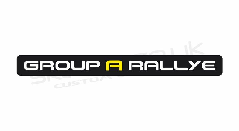Group A Rallye tailgate decal