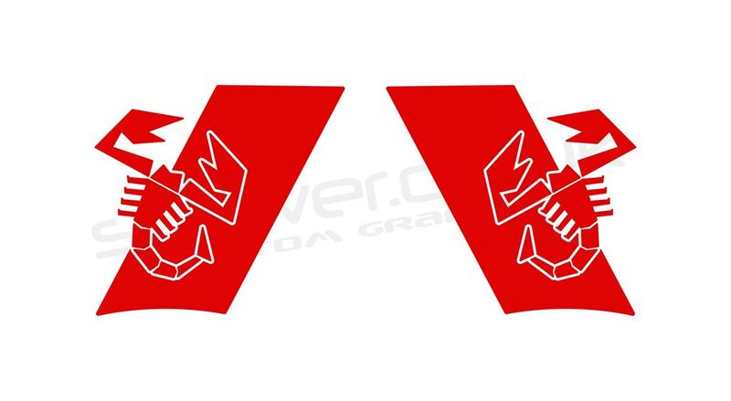 Abarth 500 / 595 / 695 Front Wing Scorpion v1