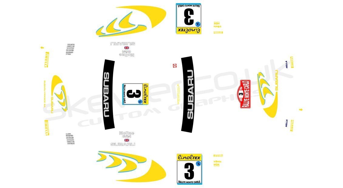 Livery: Subaru Impreza 1998 WRC