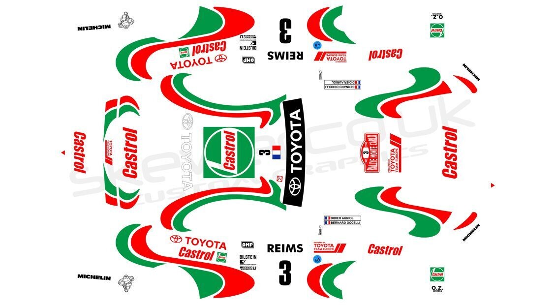 Livery: Toyota Celica ST185 Castrol Livery: Toyota Celica ST185 Castrol