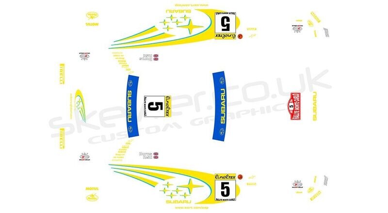 Livery: Subaru Impreza 2001 WRC