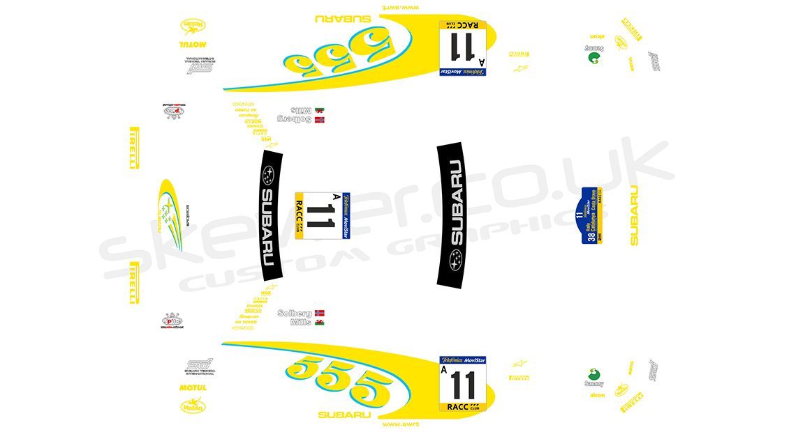 Livery: Subaru Impreza 2002 WRC 555 Livery: Subaru Impreza 2002 WRC 555