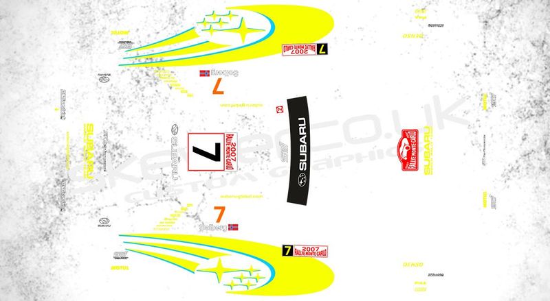 Livery: Subaru Impreza 2007 WRC