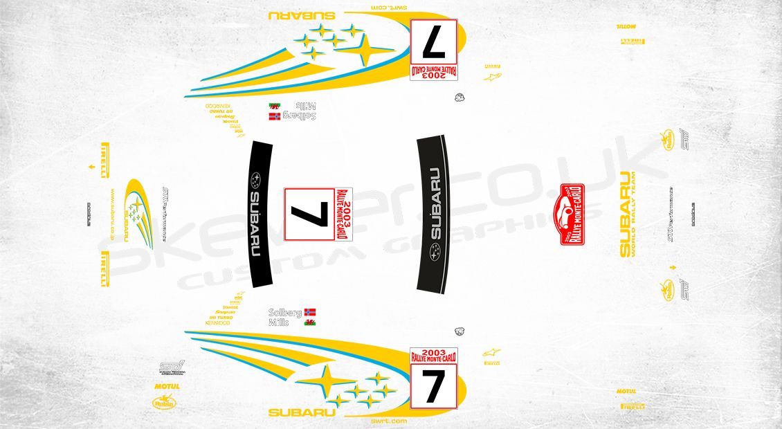 Livery: Subaru Impreza 2003 WRC