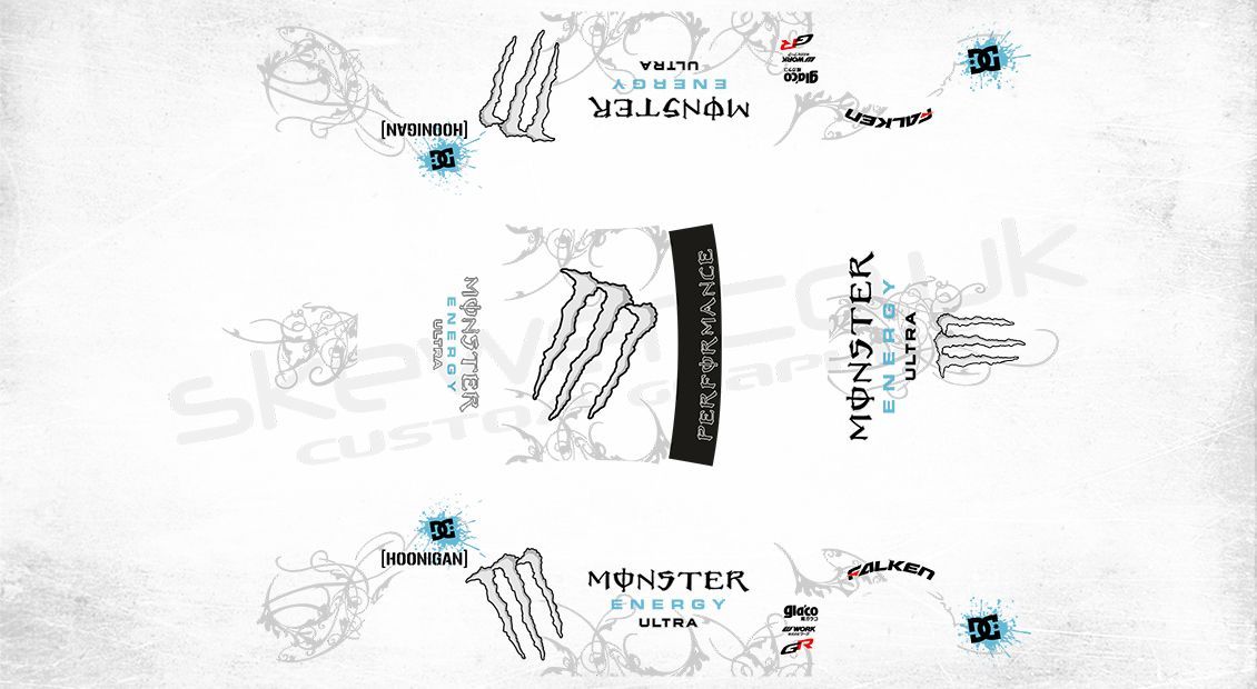 Livery: White Monster GT86/Coupe Livery: White Monster GT86/Coupe