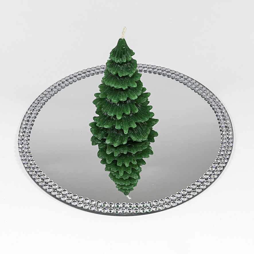 Handgemaakte kaars - Kerstboom