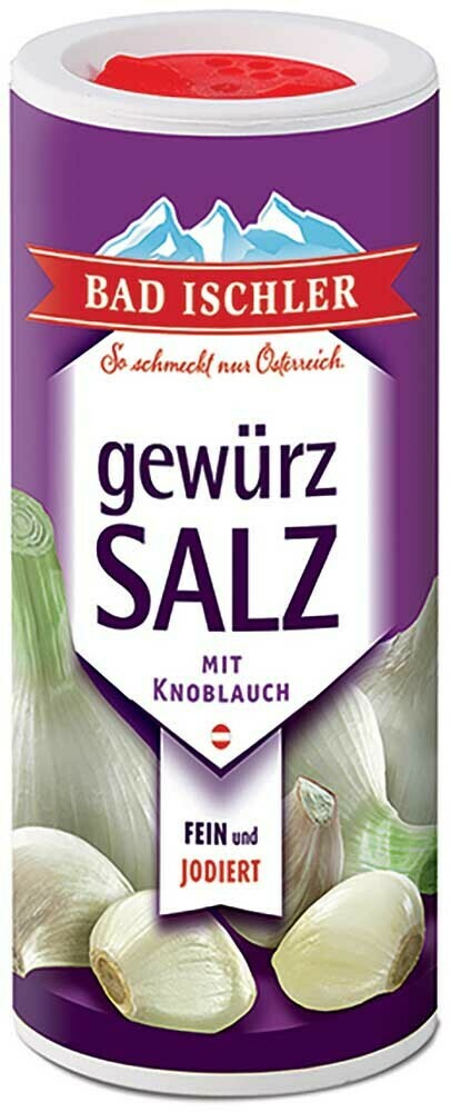 Bad Ischler Salz mit Knoblauch 90gr.