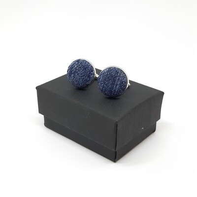 Denim cufflinks