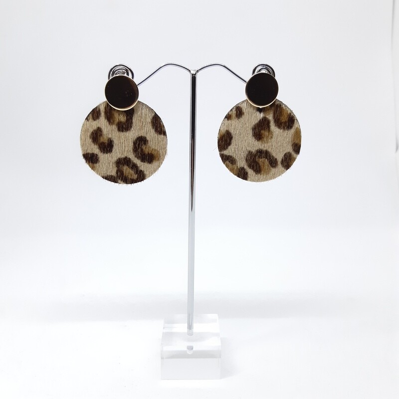 Oorbellen met wildprint - poema