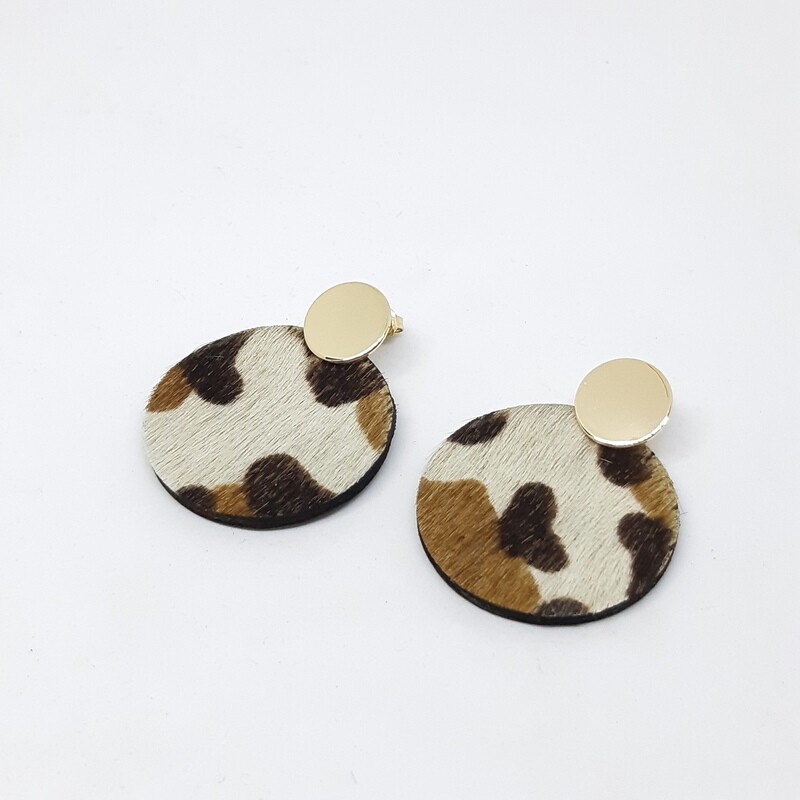 Oorbellen met wildprint - panter