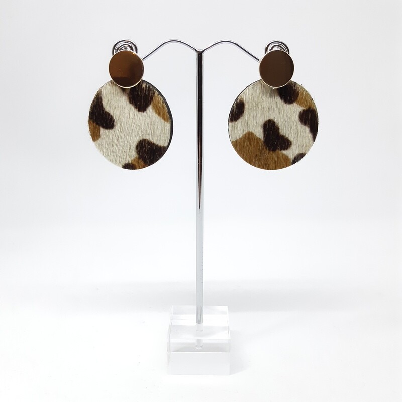 Oorbellen met wildprint - panter