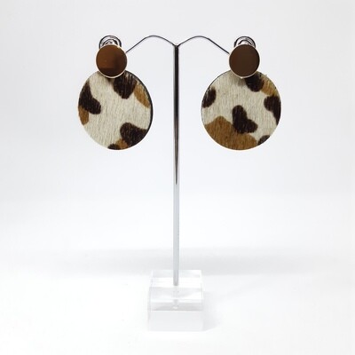 Oorbellen met wildprint - panter