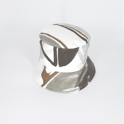 Bucket hoed print: 50 shades of gray - mt 55