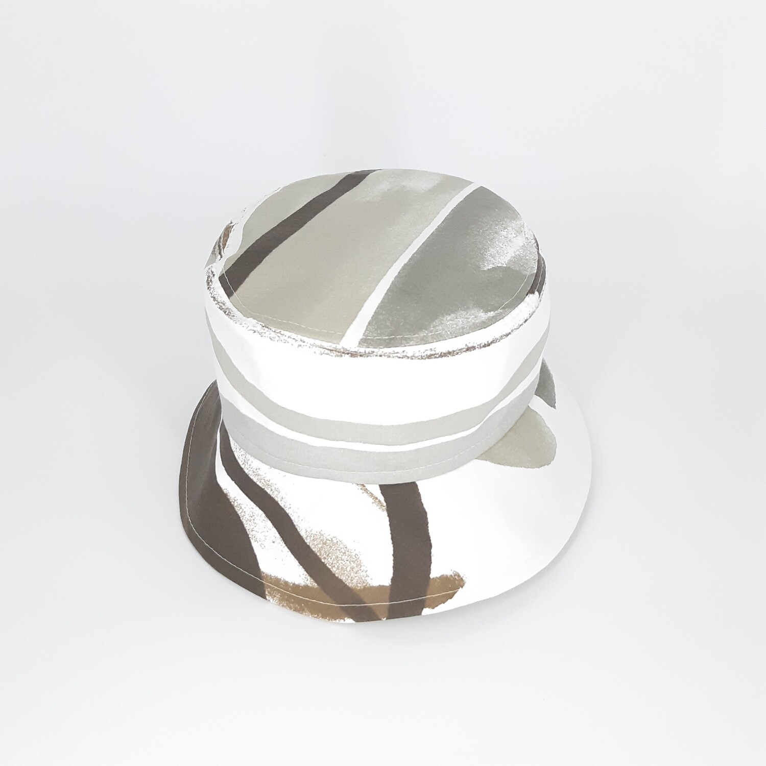 Bucket hoed met grijze print - mt 58