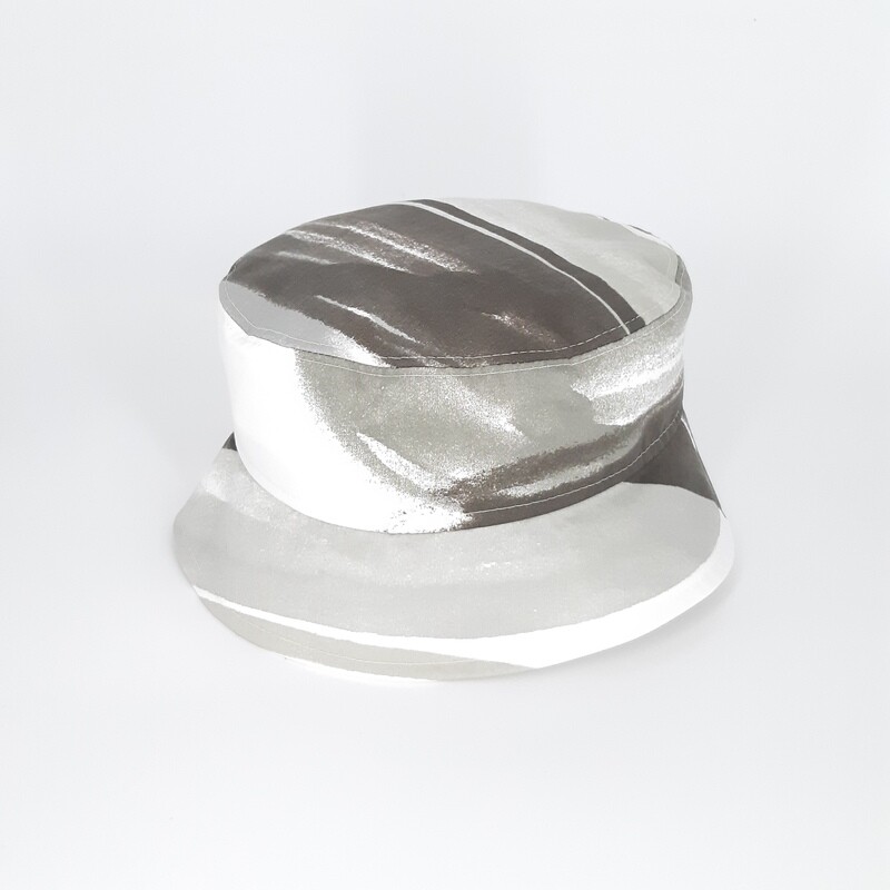 Bucket hoed print: 50 shades of grey | unisex