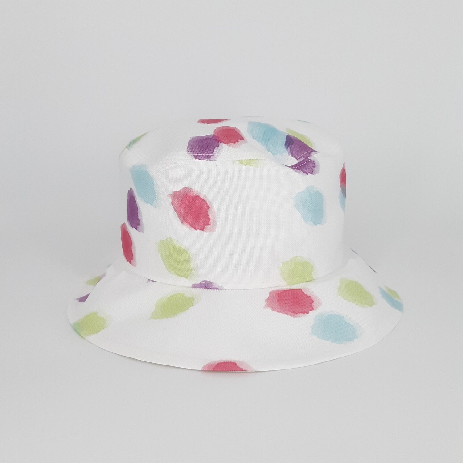 Bucket hoed met pastel vlekken- mt 56