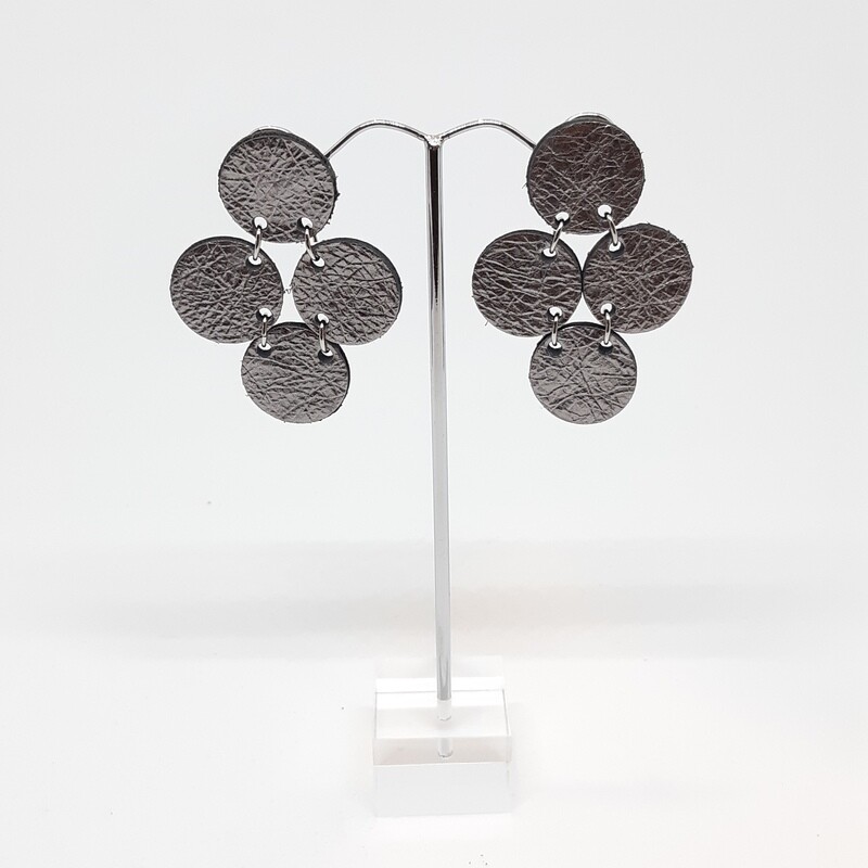 Juwelen set sterrenbeeld Pisces/Vissen (19 feb-20 maart) - zilver lakleder